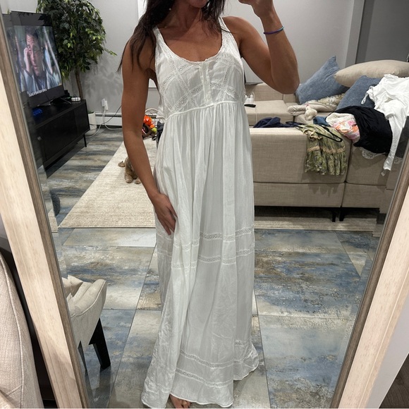 Current/Elliott Dresses & Skirts - Current Elliot The Lace Maxi Dress in White